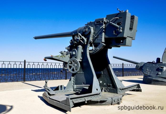 Фото артиллерийских орудий музея 