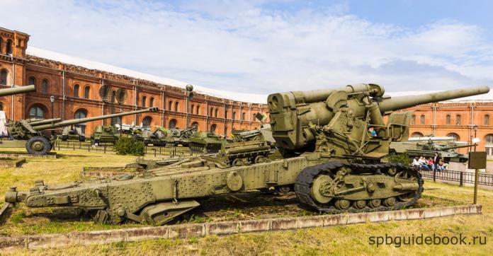 Экспозиция Музея артиллерии.